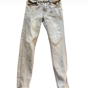 Slim Fit Gray Denim Jeans Forever 21 Casual Streetwear Size 31 Moto